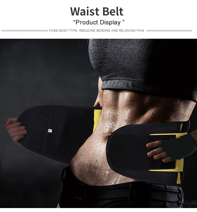 Colorful Neoprene Waist Trainers for Back Support Belt Magnetic Back Brace Band Unisex