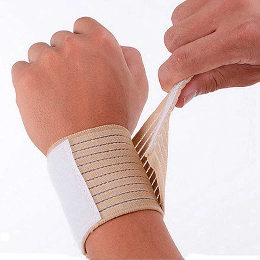 Palm Wrap Hand Brace Support Elastic Wrist Sleeve Band, Gym Sports Training Guard and Hand Protection
