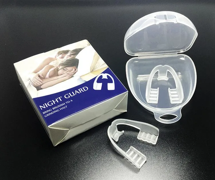 SJ Mouth Molar Teeth Set Transparent EVA High Quality Night Molar Teeth Protector Mouth Guard OEM Wholesale