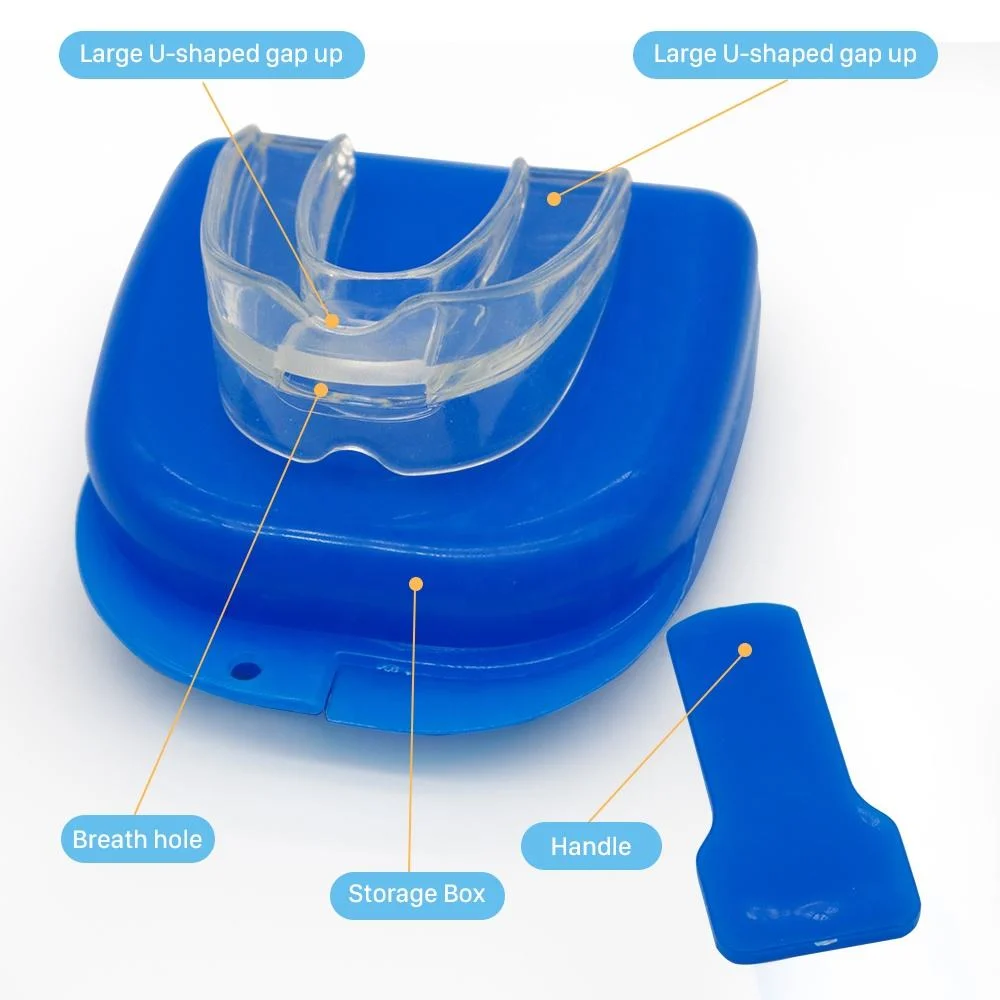 Dental Mouth Grinding Bruxism Night Tray Anti Snore Gum Shield Teeth Guard Wholesale TPE Anti Snoring Mouth