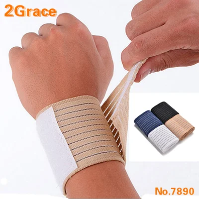 Palm Wrap Hand Brace Support Elastic Wrist Sleeve Band, Gym Sports Training Guard and Hand Protection